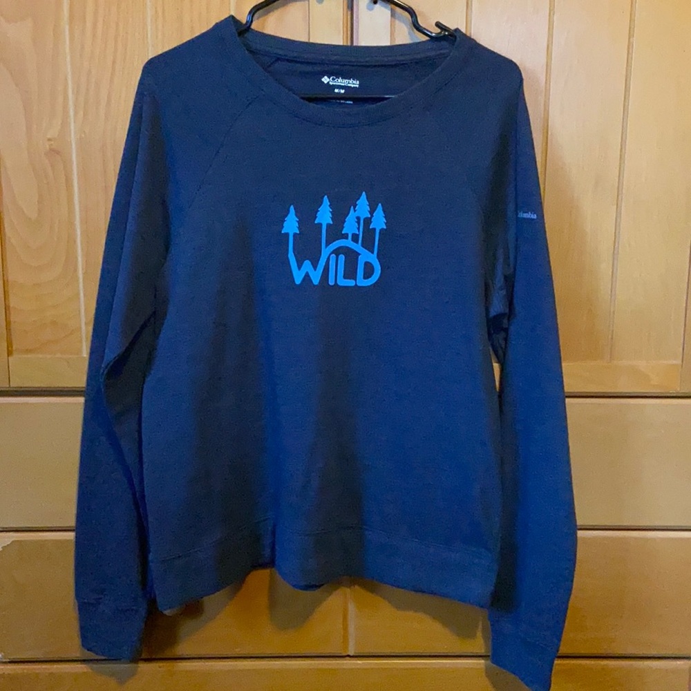 Blue, Columbia, Medium, long sleeve shirt